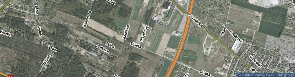 Zdjęcie satelitarne Serdeczna ul.